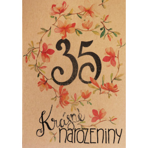 Přáníčko BeBechy – recyklovaný papír – 35