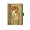Denní diář A5 - Alfons Mucha 2027 - Zelený