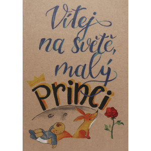 Přáníčko BeBechy – recyklovaný papír - Princ