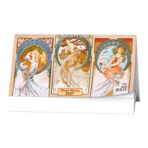 Stolní čtrnáctidenní kalendář - Alfons Mucha 2027