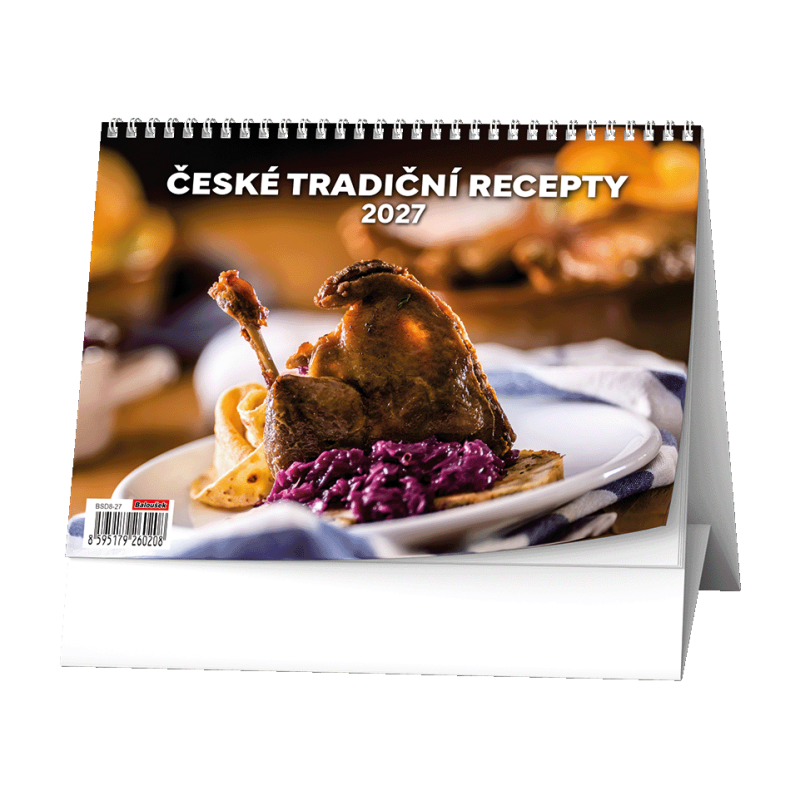 Stolní kalendář - České tradiční recepty