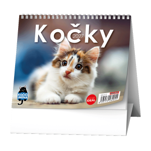 Stolní kalendář - IDEÁL - Kočky /s kočičími jmény/