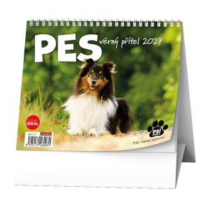 Stolní kalendář - IDEÁL - Pes - věrný přítel /s psími jmény/