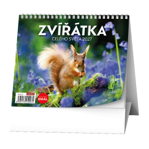 Stolní kalendář - IDEÁL - Zvířátka celého světa