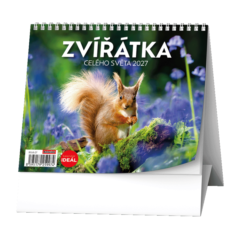Stolní kalendář - IDEÁL - Zvířátka celého světa
