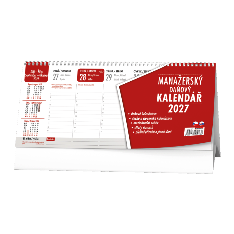 Stolní kalendář - Manažerský kalendář