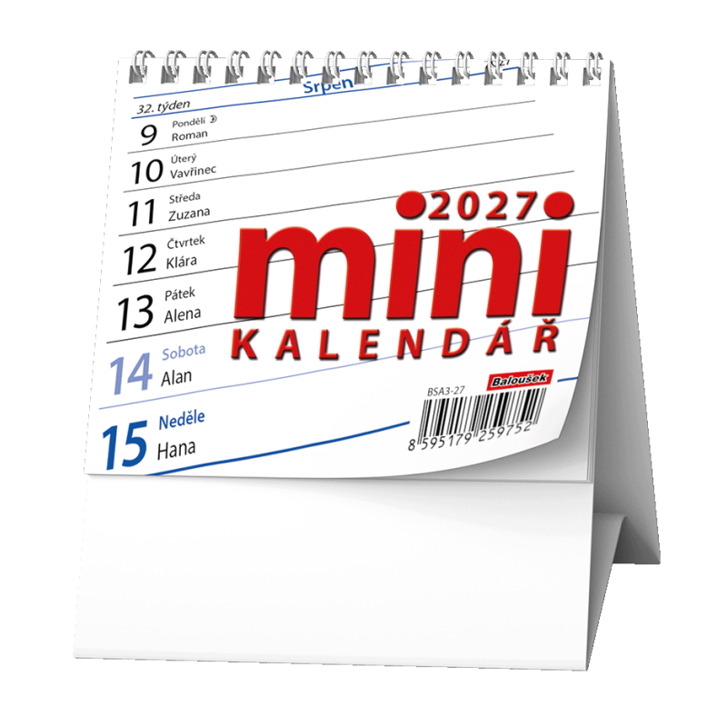 Stolní kalendář - MINI kalendář