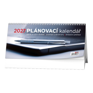 Stolní kalendář - Plánovací daňový kalendář 2027