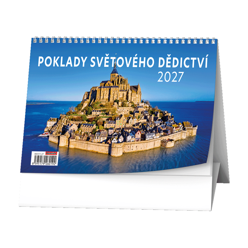 Stolní kalendář - Poklady světového dědictví