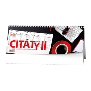 Stolní kalendář - Pracovní kalendář CITÁTY II