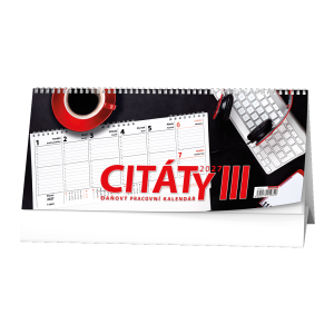 Stolní kalendář - Pracovní kalendář CITÁTY III