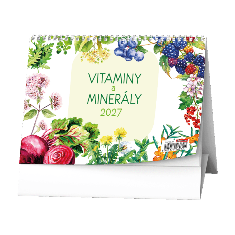 Stolní kalendář - Vitamíny a minerály