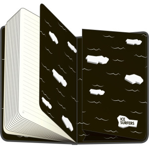 NOTIQUE Notes Ice Surfers, linkovaný, 13 x 21 cm