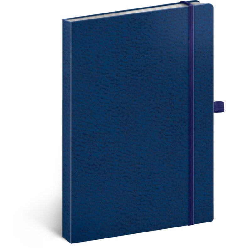 NOTIQUE Notes Vivella Classic modrý/modrý, tečkovaný, 15 x 21 cm