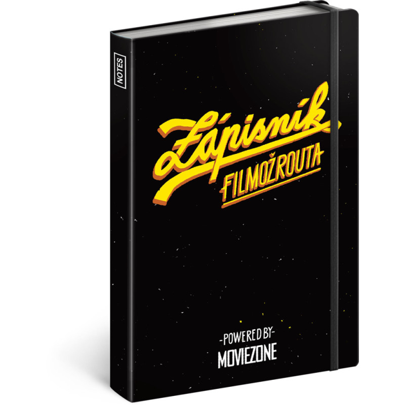 NOTIQUE Notes Zápisník filmožrouta, 13 x 21 cm