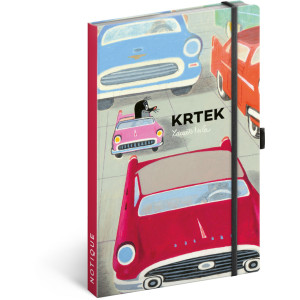 NOTIQUE Notes Krtek a autíčko, linkovaný, 13 x 21 cm