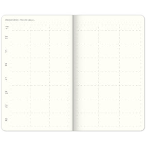 Týdenní nedatovaný diář My Bullet Planner, 13 × 21 cm CZ/SK