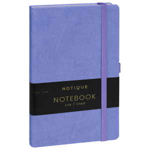 NOTIQUE Notes Lila, linkovaný, 13 x 21 cm