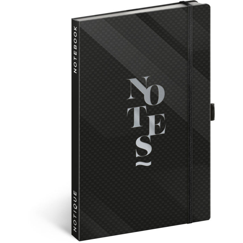 NOTIQUE Notes Elegantní, linkovaný, 13 x 21 cm