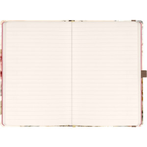 NOTIQUE Notes Pudrové květy, linkovaný, 13 x 21 cm