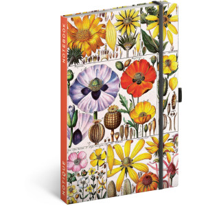 NOTIQUE Notes Herbář Kateřiny Winterové, tečkovaný, 13 x 21 cm