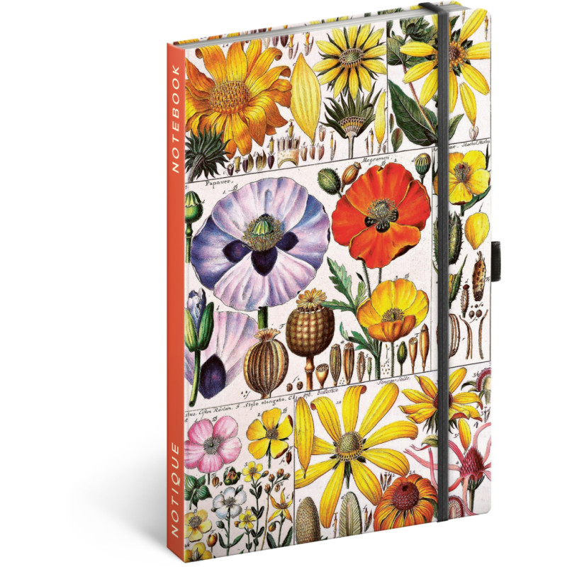 NOTIQUE Notes Herbář Kateřiny Winterové, tečkovaný, 13 x 21 cm