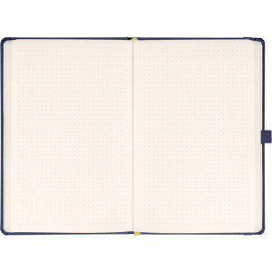 NOTIQUE Notes Balacron, tmavě modrý, tečkovaný, 15 x 21 cm