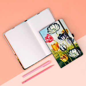 NOTIQUE Notes Tulipány Kateřiny Winterové, linkovaný, 13 x 21 cm