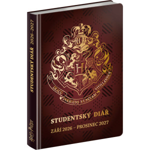 NOTIQUE Studentský diář Harry Potter (září 2026 – prosinec 2027), 9,8 x 14,5 cm