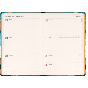 NOTIQUE Weekly Purse size planner Riviera 2027, 9,8 x 14,5 cm