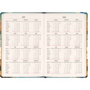 NOTIQUE Weekly Purse size planner Riviera 2027, 9,8 x 14,5 cm