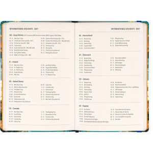 NOTIQUE Weekly Purse size planner Riviera 2027, 9,8 x 14,5 cm