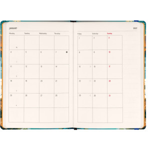 NOTIQUE Weekly Purse size planner Riviera 2027, 9,8 x 14,5 cm