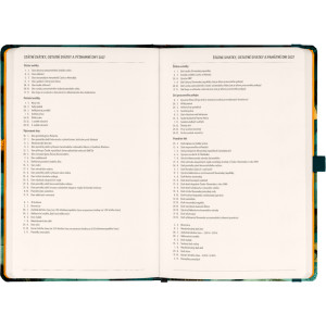 NOTIQUE Planbook diář/notes Kočka 2027, 13 x 21 cm