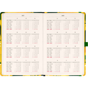 NOTIQUE Planbook diář/notes Citróny 2027, 13 x 21 cm