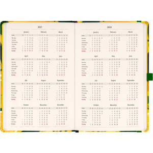 NOTIQUE Planbook planner/notebook Lemons 2027, 13 x 21 cm