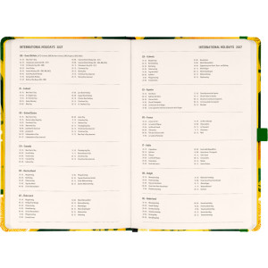NOTIQUE Planbook planner/notebook Lemons 2027, 13 x 21 cm
