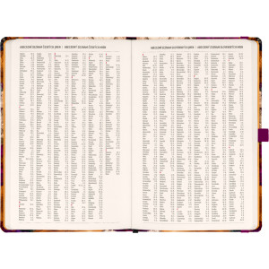 NOTIQUE Planbook diář/notes Vintage květy 2027, 13 x 21 cm