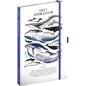 NOTIQUE Planbook planner/notebook Marine Life 2027, 13 x 21 cm