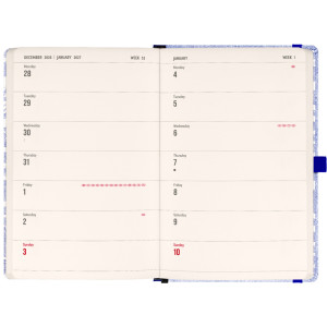 NOTIQUE Planbook planner/notebook Marine Life 2027, 13 x 21 cm