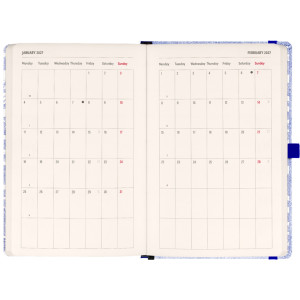 NOTIQUE Planbook planner/notebook Marine Life 2027, 13 x 21 cm