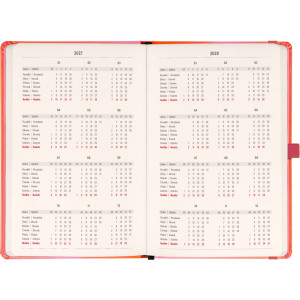 NOTIQUE Planbook diář/notes Korál 2027, 13 x 21 cm