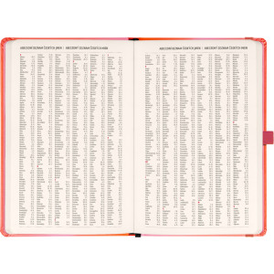 NOTIQUE Planbook diář/notes Korál 2027, 13 x 21 cm