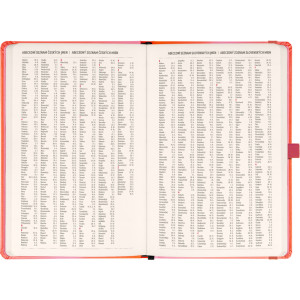 NOTIQUE Planbook diář/notes Korál 2027, 13 x 21 cm