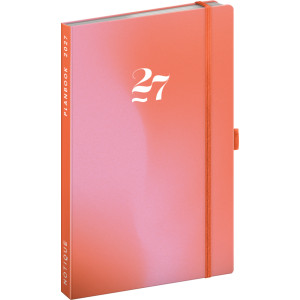 NOTIQUE Planbook planner/notebook Coral 2027, 13 x 21 cm