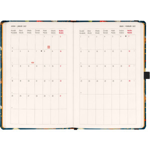 NOTIQUE Planbook diář/notes Harry Potter –  Bradavický expres 2027, 13 x 21 cm