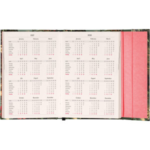 NOTIQUE Magnetic weekly planner Flamingo 2027, 11 x 16 cm