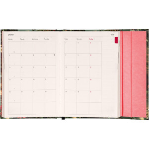 NOTIQUE Magnetic weekly planner Flamingo 2027, 11 x 16 cm