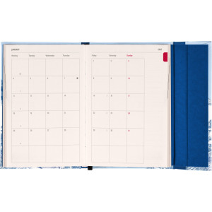 NOTIQUE Magnetic weekly planner Villa 2027, 11 x 16 cm