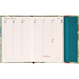NOTIQUE Magnetic weekly planner Alphonse Mucha 2027, 11 x 16 cm